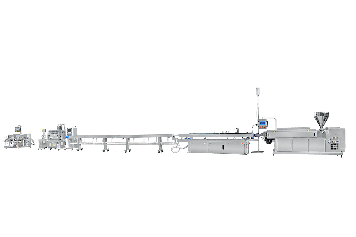 高速汽車尼龍管擠出生產線